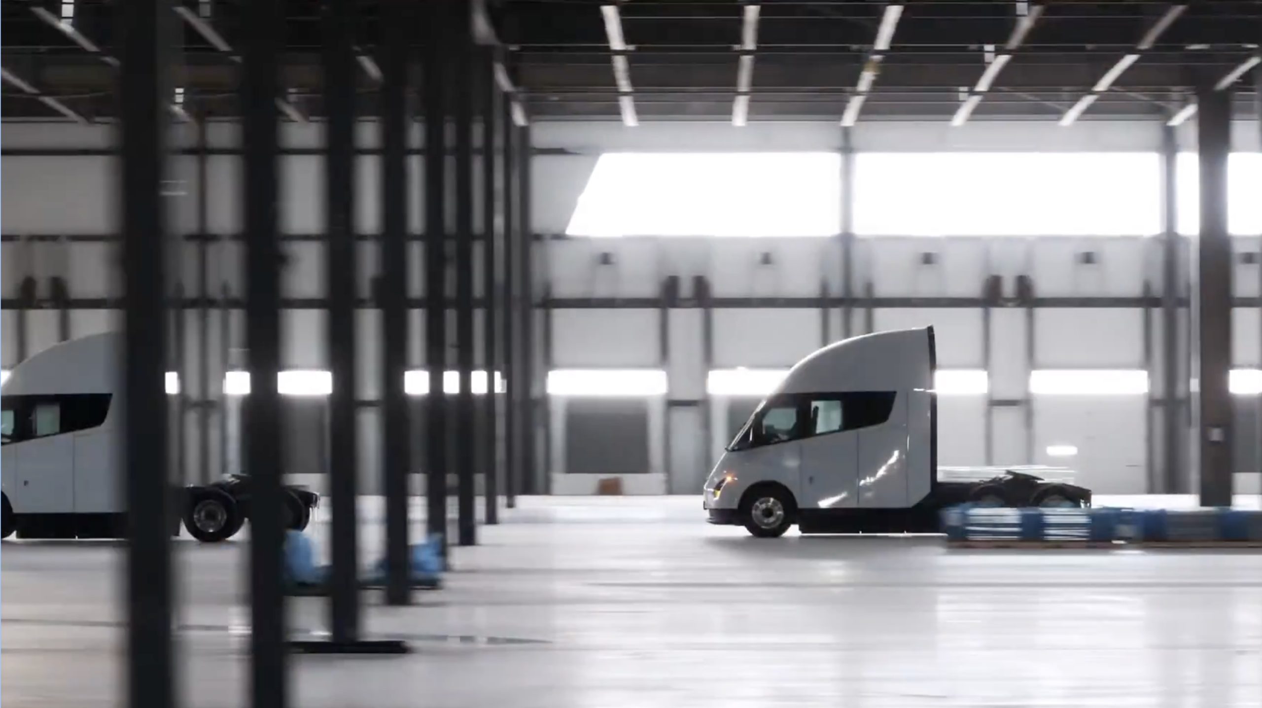 Tesla Posts Semi Factory Update Shares New Semi Logo Design