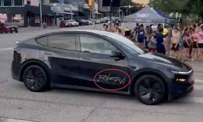 First Tesla driverless robotaxi spotted in the wild in Austin TX