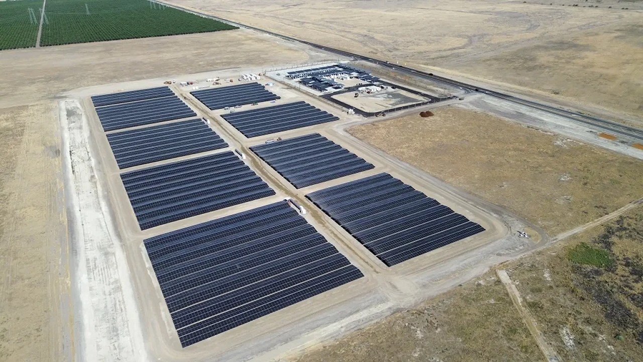 Tesla Opens Massive Solar Supercharger Station in California