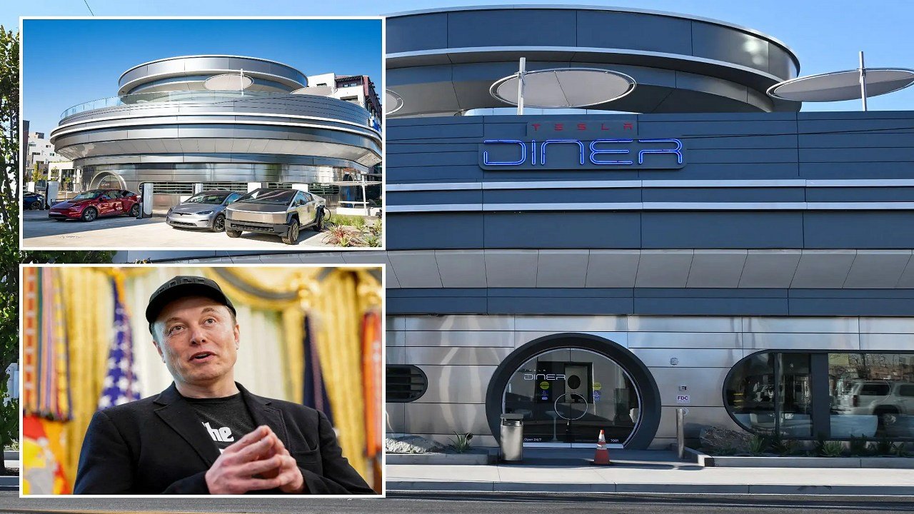 Elon Confirms Awesome New Features at Tesla Diner Supercharger