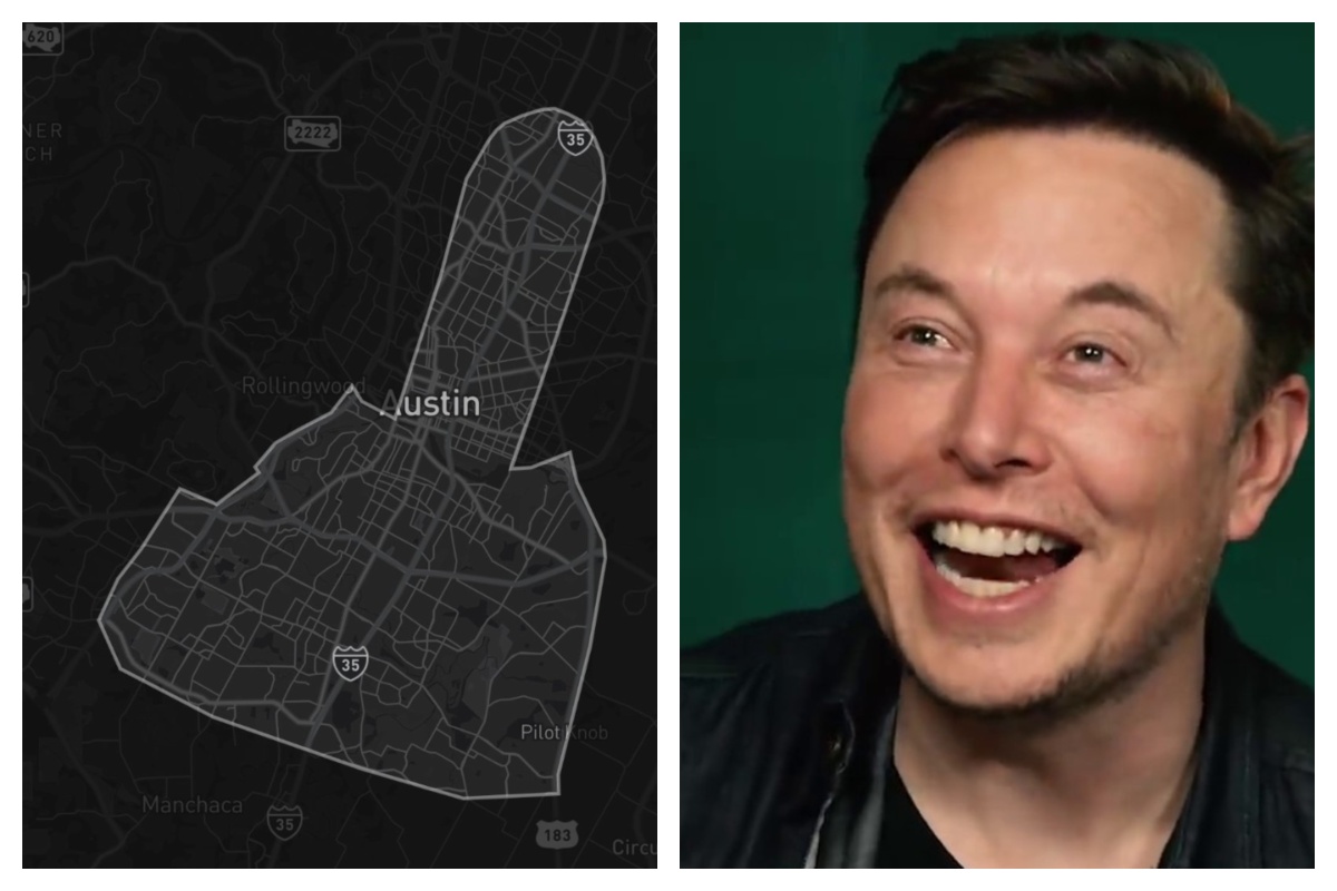 Tesla New Robotaxi Geofence Shape is An FU by Elon Musk