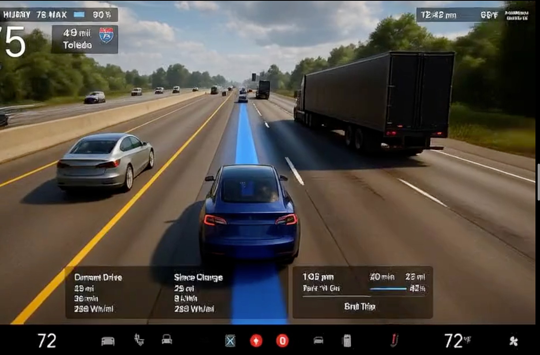 Tesla Plans to Use Unreal Engine For Driver Visualization With Crazy Upgrade