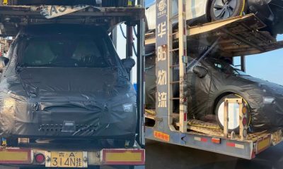 Tesla Model Y L Spotted Seemingly En Route to Showroom in China