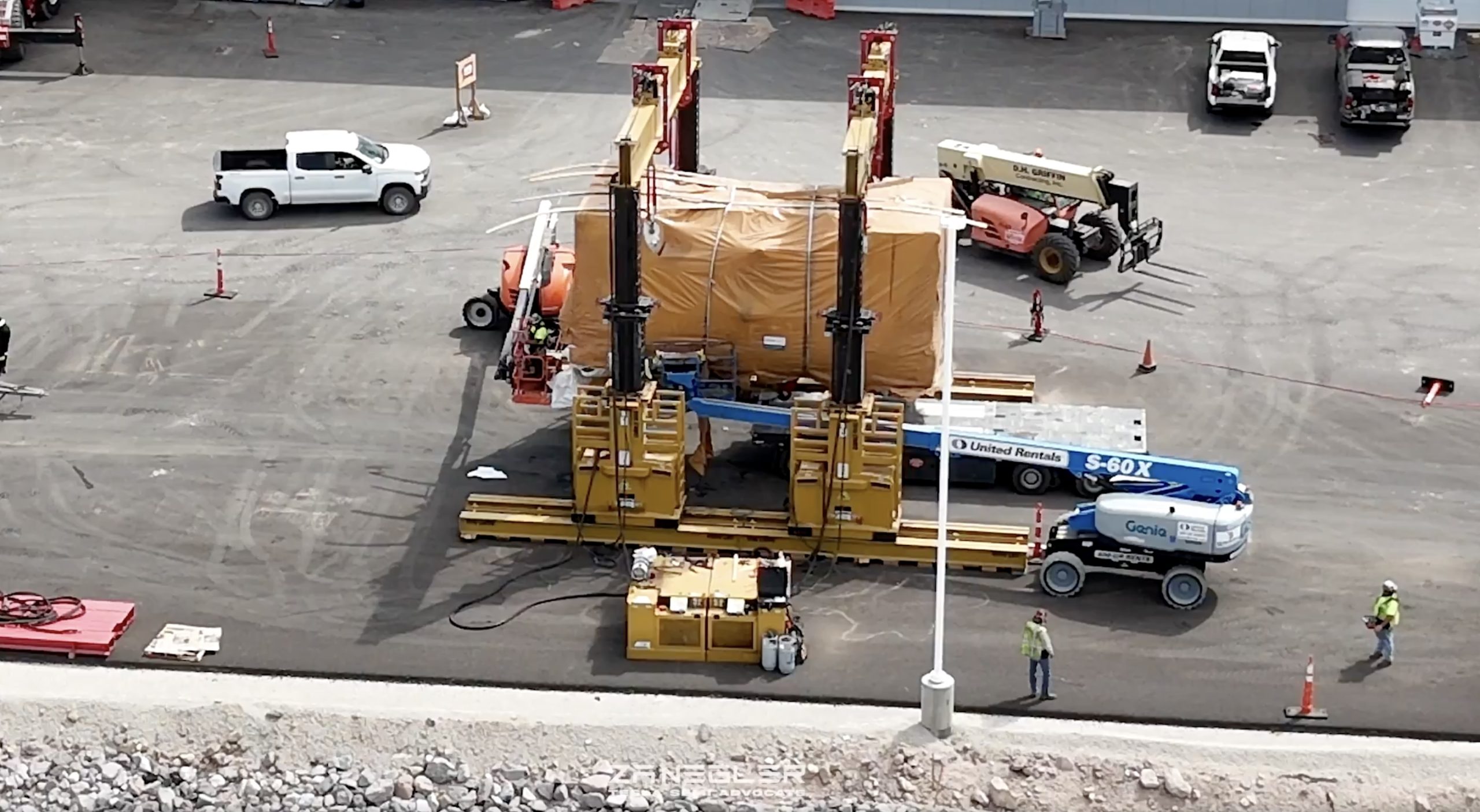 Tesla Semi Factory Receives Giant Production Equipment