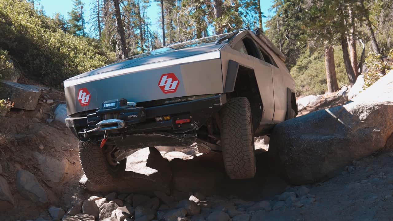 Tesla Cybertruck Attempts the Ruthless Rubicon Trail