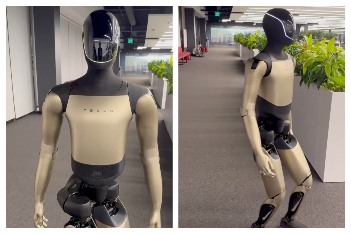 Next-Gen Tesla Optimus Prototype With Grok Revealed