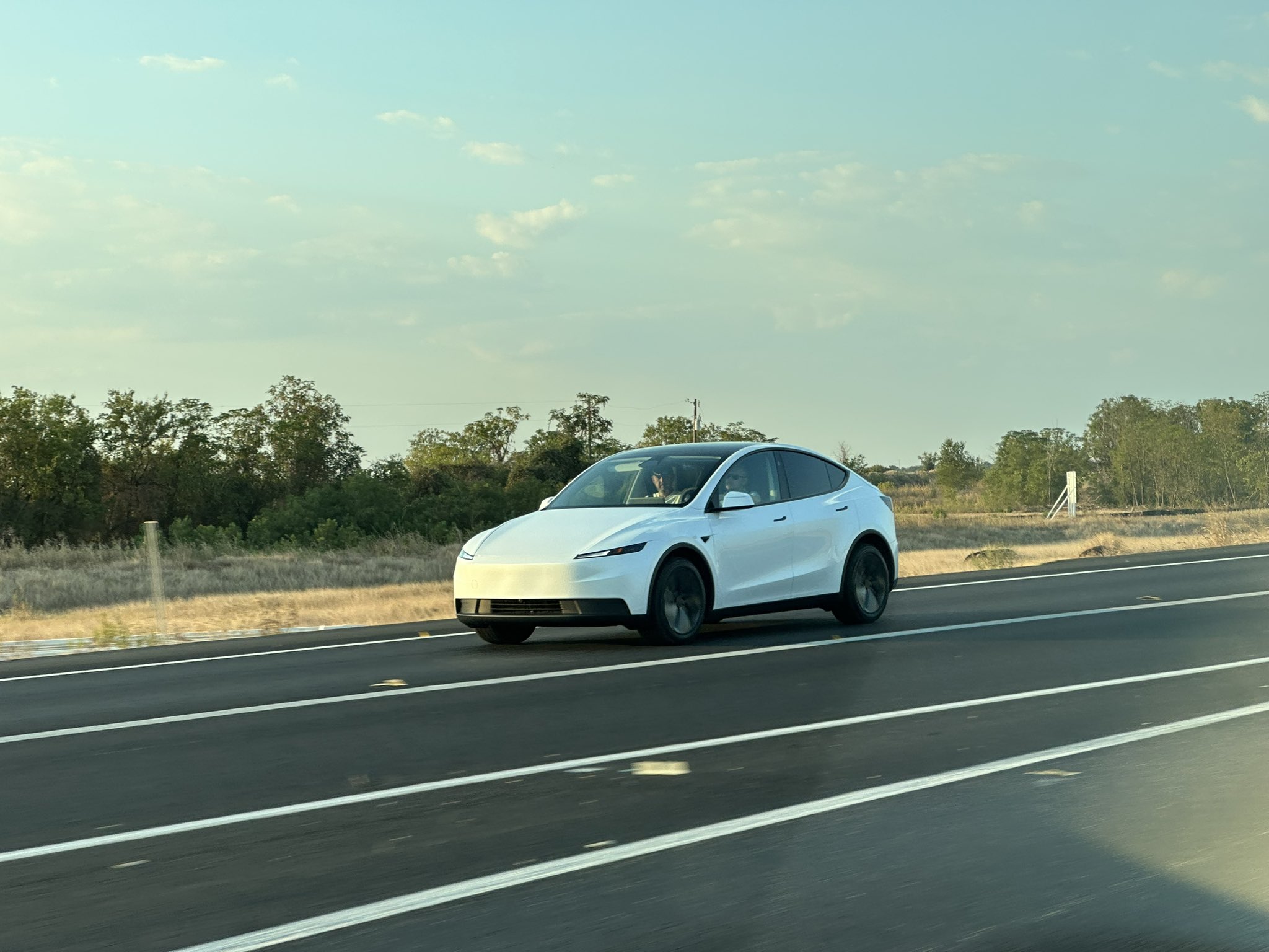 Affordable Tesla Model Y Spotted Without Camouflage Near Giga Texas