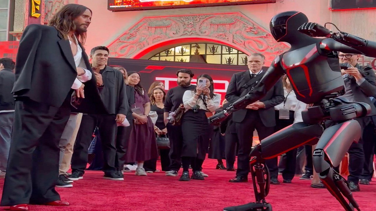 Tesla Optimus Steals the Show During TRON