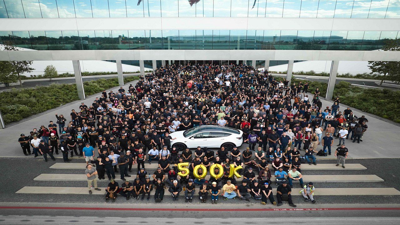 Tesla Gigafactory Texas Builds its Half Millionth Vehicle