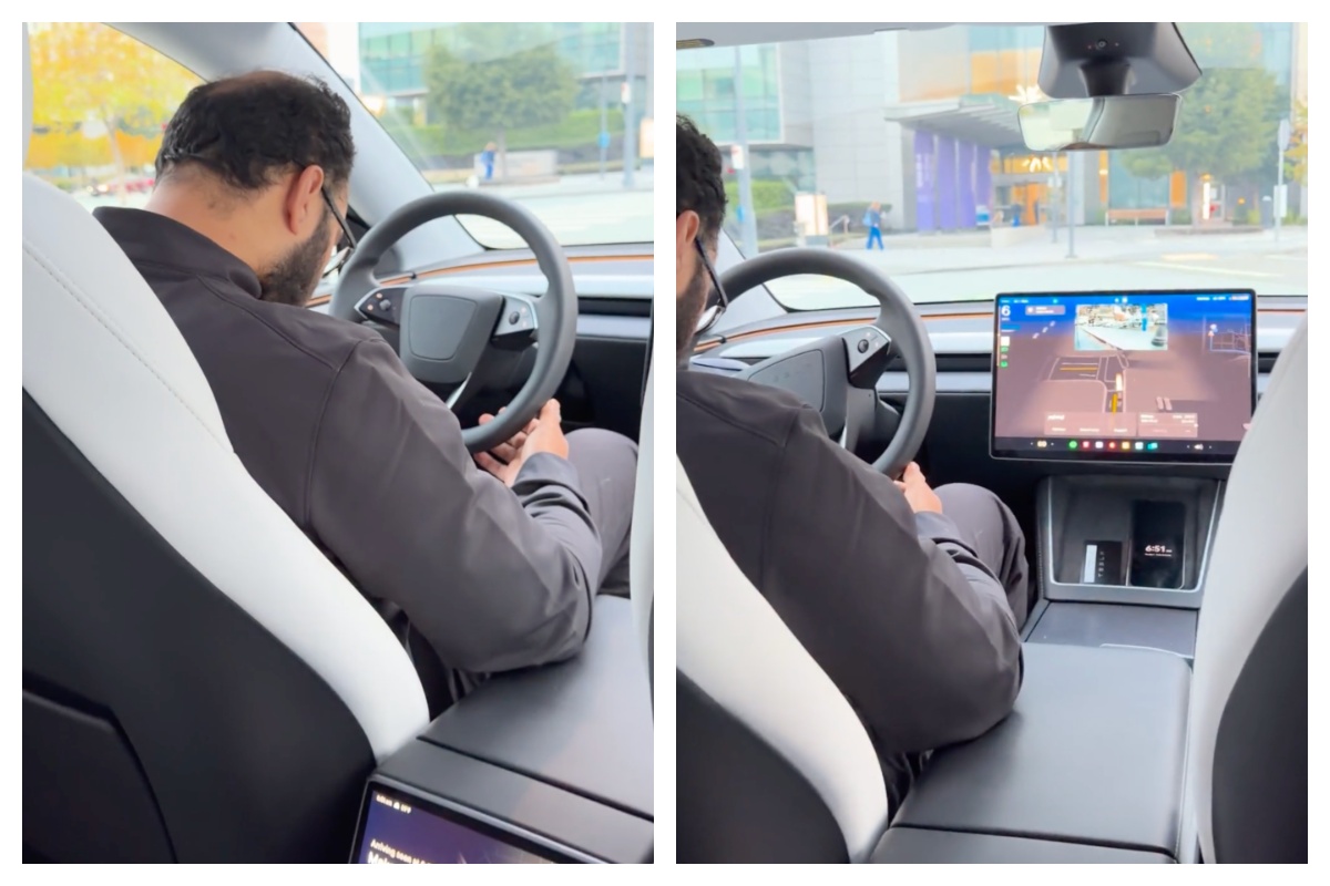 Tesla Safety Monitor Dozes Off During Bay Area Ride