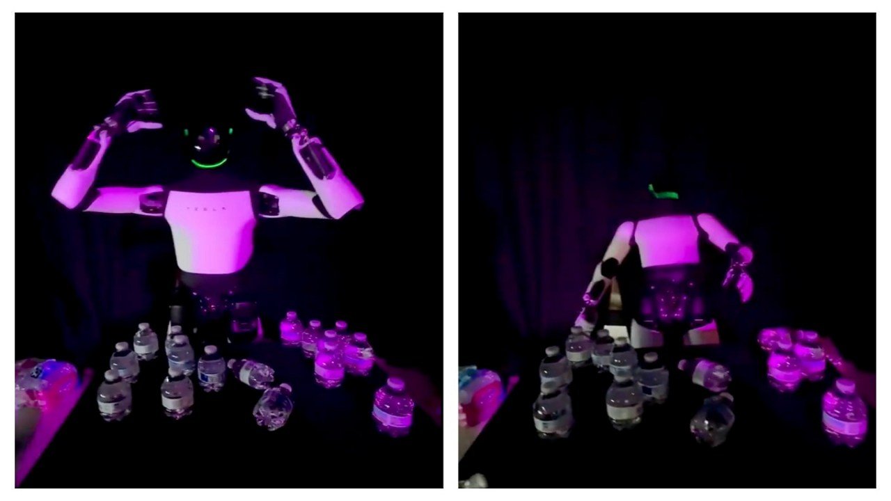 Tesla Optimus Dramatically Collapses