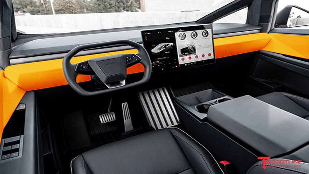 Tesla Cybertruck Undergoes New Interior Mod