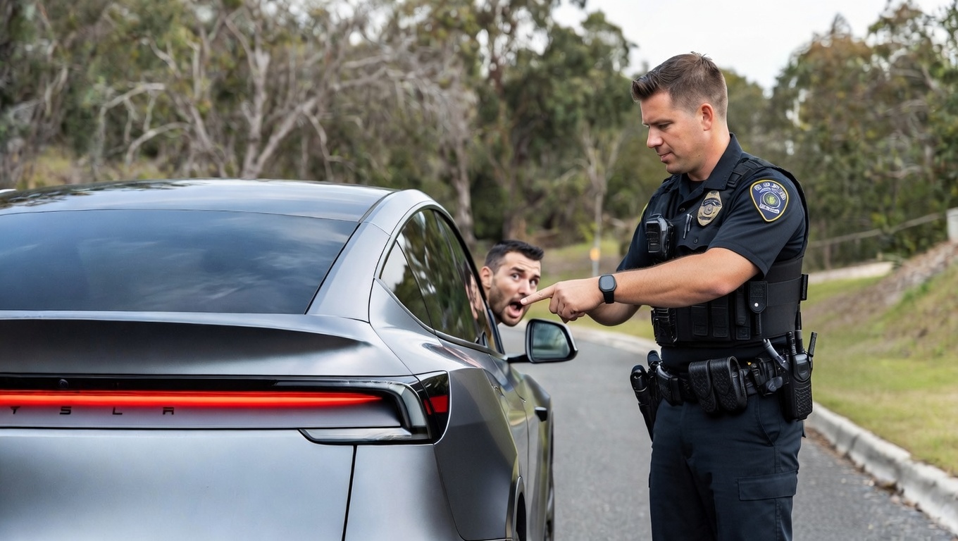 Tesla Model Y New Feature Lands Driver in Hot Water