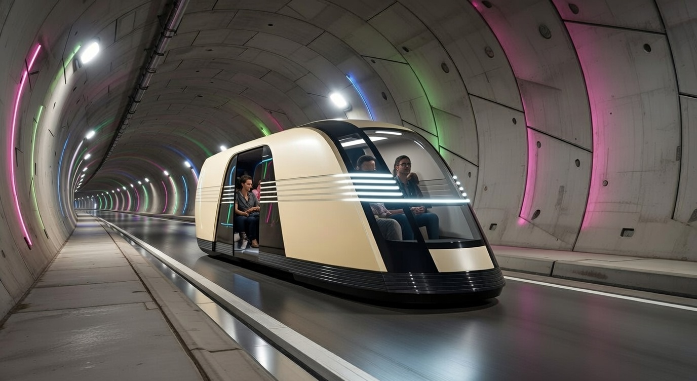 Tesla Robovan Likely First Real World Use Teased By Boring Company