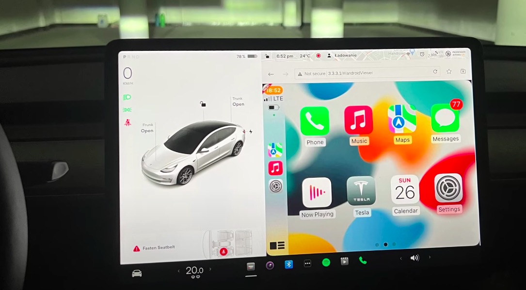 Tesla Has Not Adopted Apple CarPlay Yet