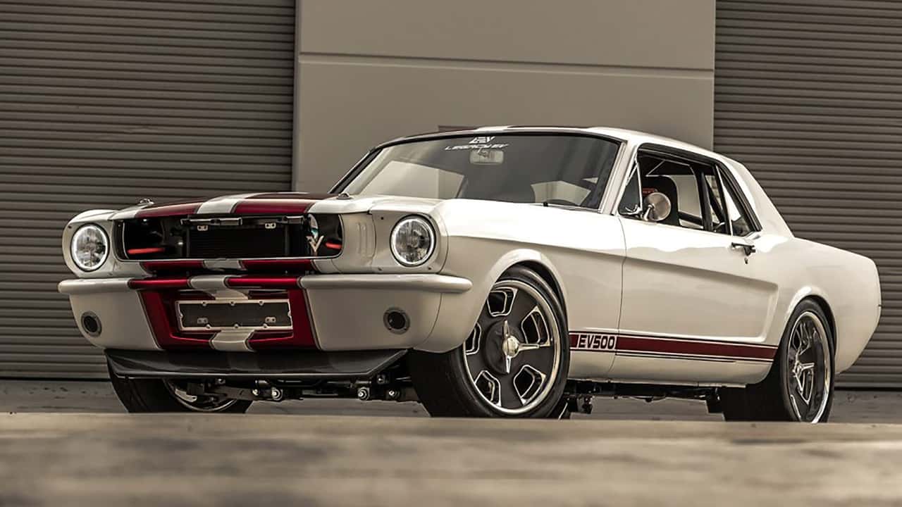 This 1965 Ford Mustang Hides a Tesla Heart