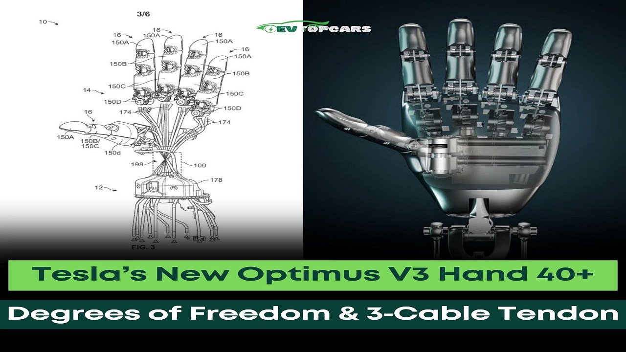 Tesla Optimus V3 Hand and Arm Details Revealed in New Patents