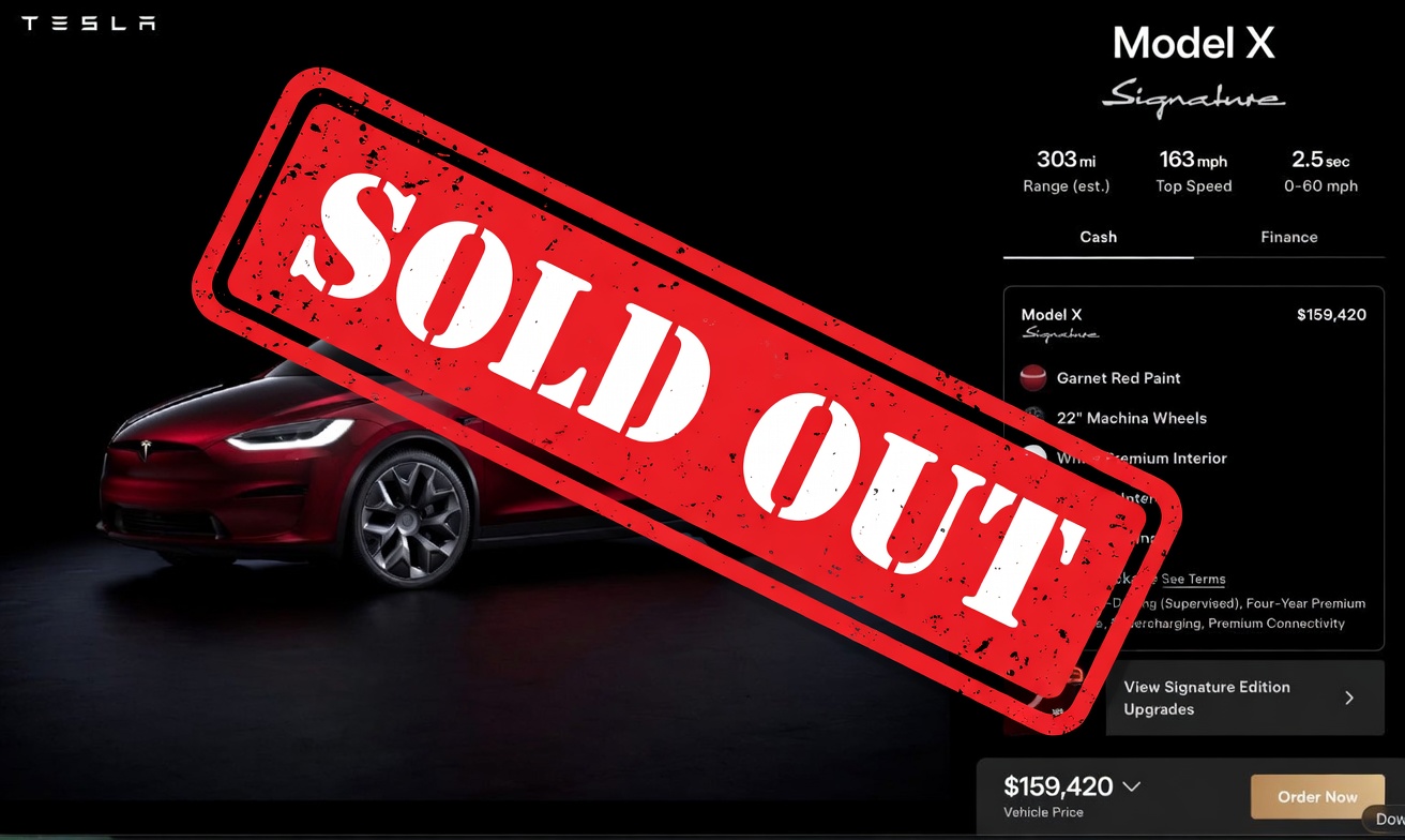 Last Chance to Purchase Flagship Tesla Model X is Officially Gone