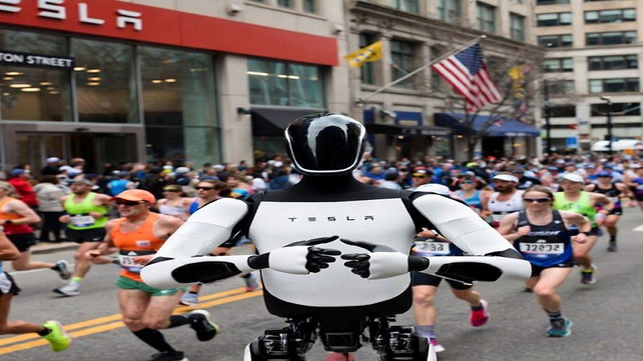 Tesla is Sending its Humanoid Optimus Robot to the Boston Marathon