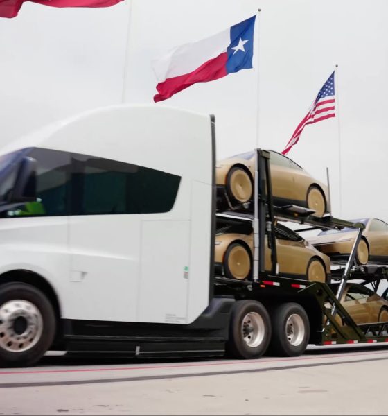 Tesla Semi Hauls Fresh Cybercab Batch as Robotaxi Era Takes Hold