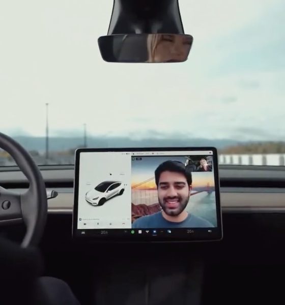 Tesla Unlocks In-Car Web Conferencing to Extend Google Meets