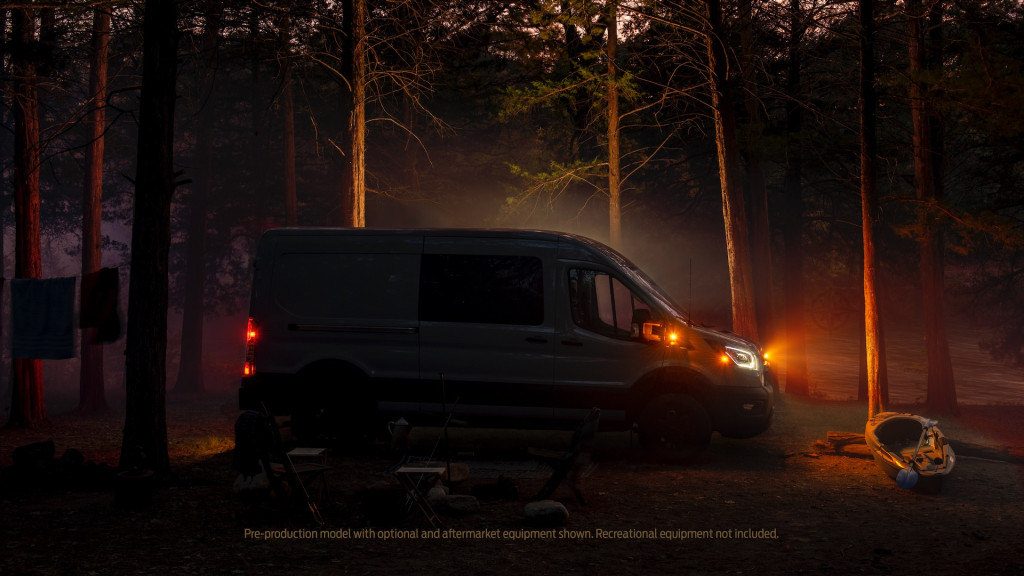 2023 Ford Transit Trail teased aimed at Van Life adventurers