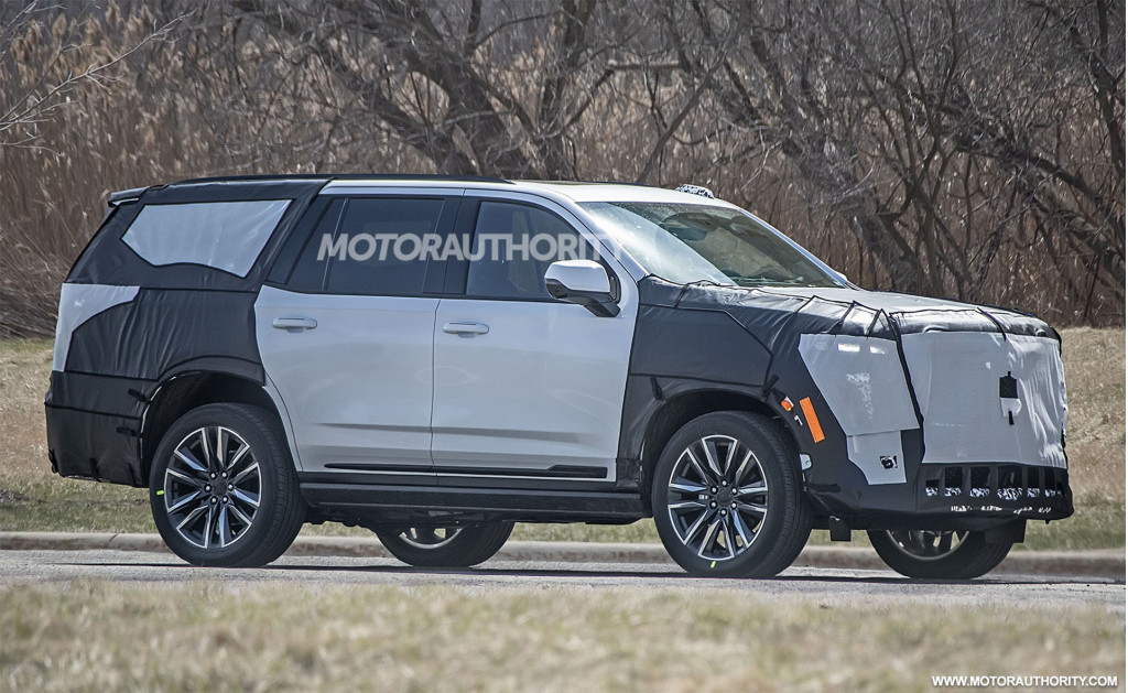 2024 Cadillac Escalade spy shots: Minor update on the way