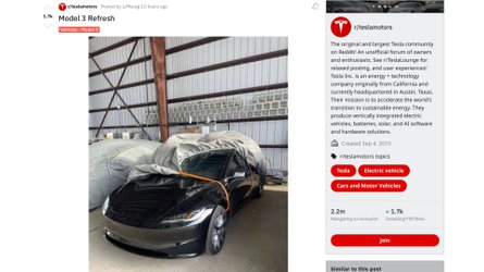 Tesla Model 3 Project Highland Allegedly Leaked