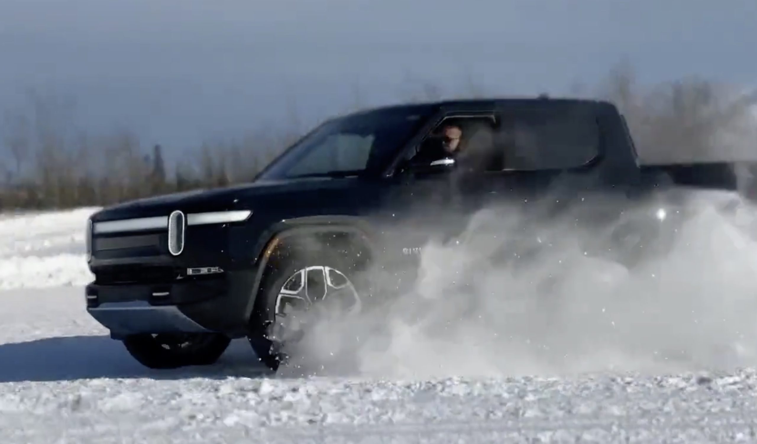 Rivian tests Dual-Motor powertrain on icy Alaskan roads