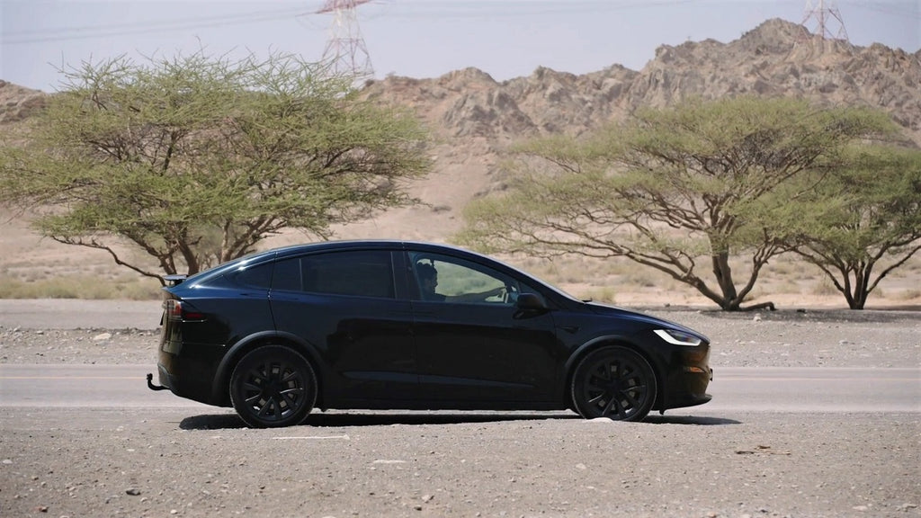 Tesla Tests its Cars in Extreme Desert Heat