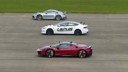 Tesla Model S Plaid vs Ferrari SF90 vs Porsche 911 Turbo