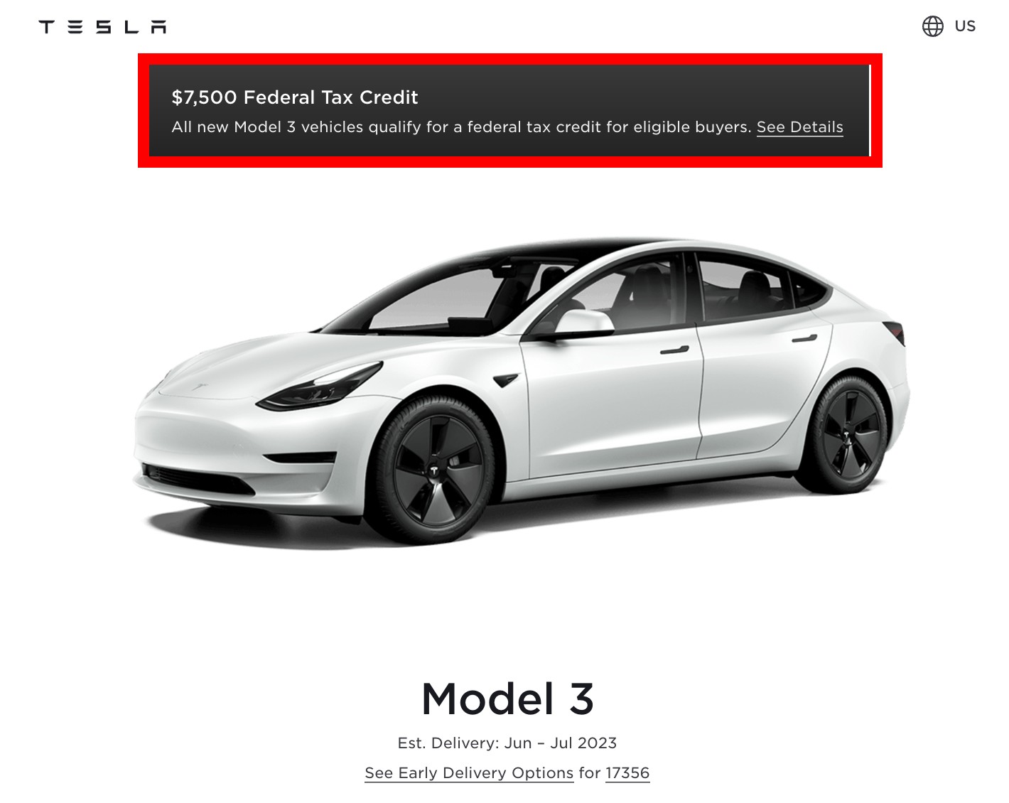 Tesla announces major changes to Model 3 tax incentives