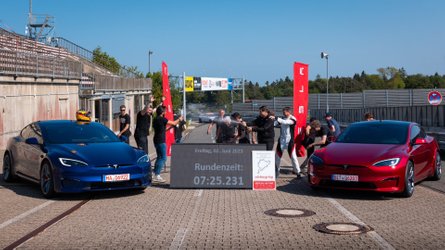 Tesla Model S Plaid Track Pack Takes Back Nurburgring Lap Record