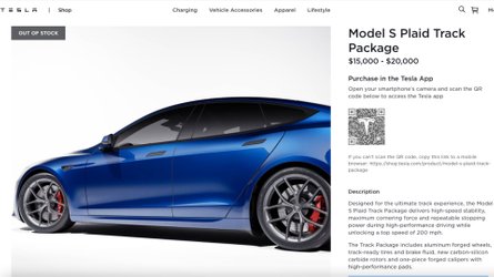 Tesla Model S Plaid Track Pack Out Of Stock After Nurburgring Record