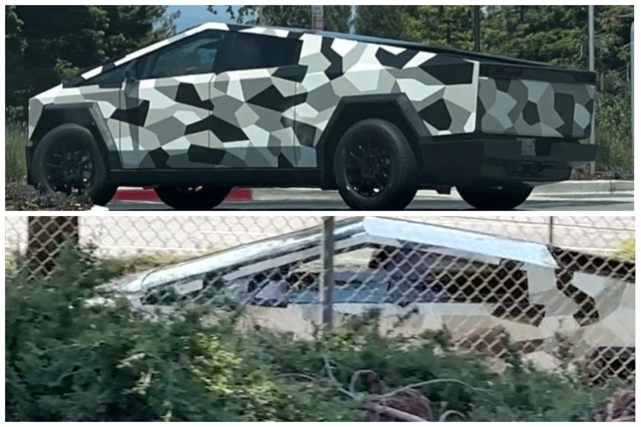Tesla’s camo-covered Cybertruck continues to make appearances