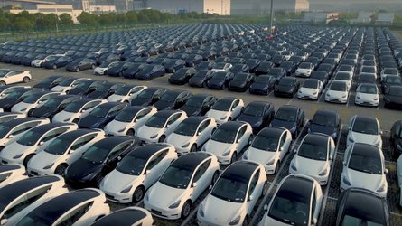 See Thousands Of Tesla EVs Bound For Canada Waiting In Shanghai Port