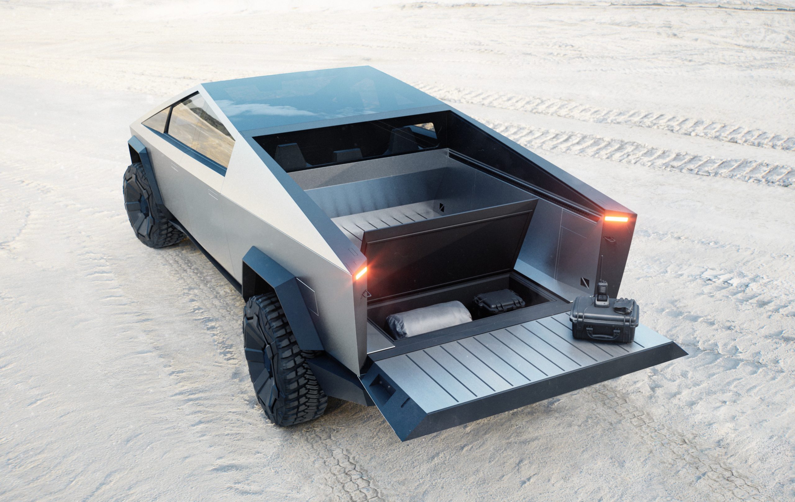 Tesla Cybertruck patent reveals mechanism for EV truck’s tailgate