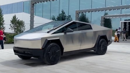 Drone Footage Shows Tesla Cybertruck Production Well Underway