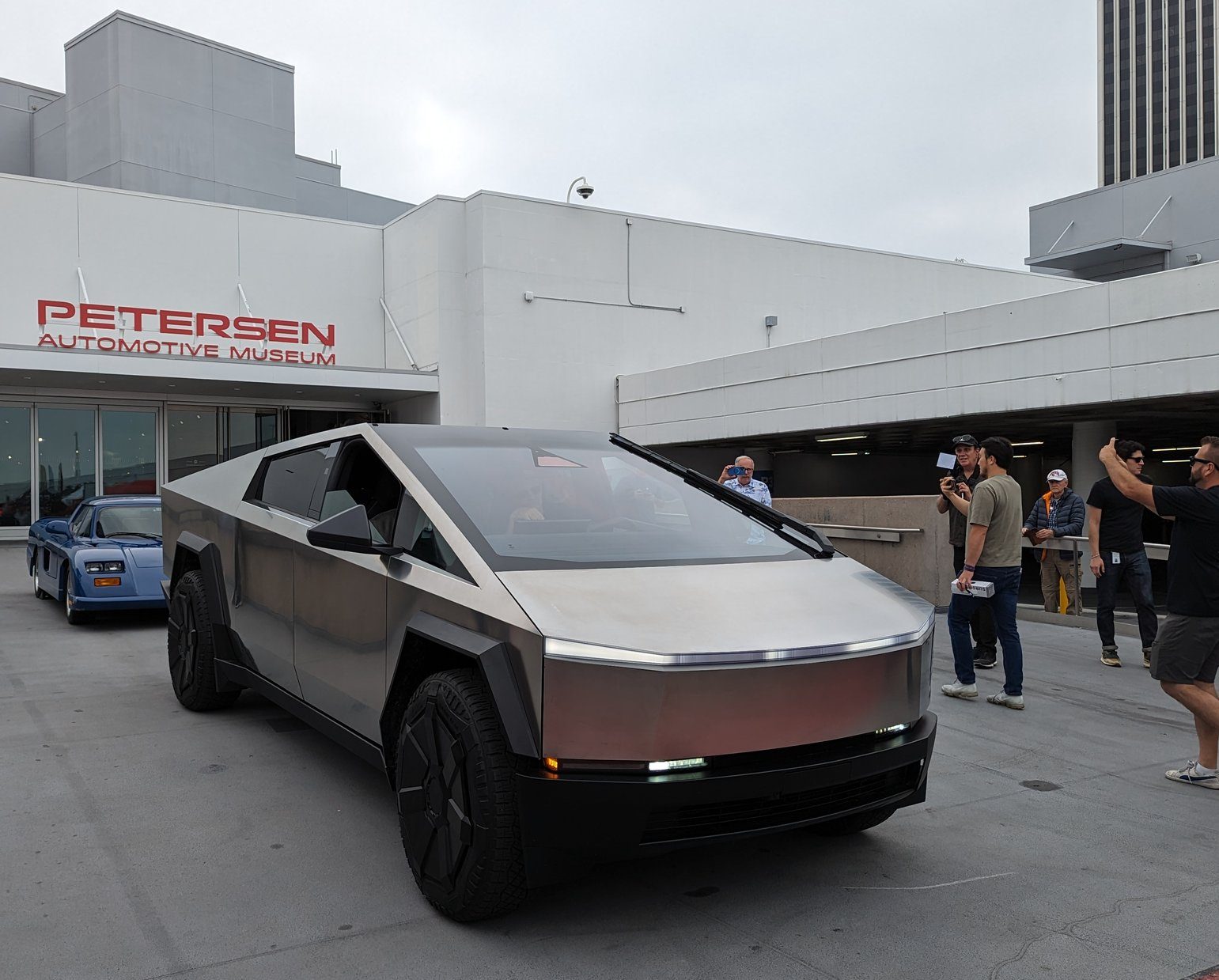 Tesla Cybertruck looks production ready in Petersen Museum visit