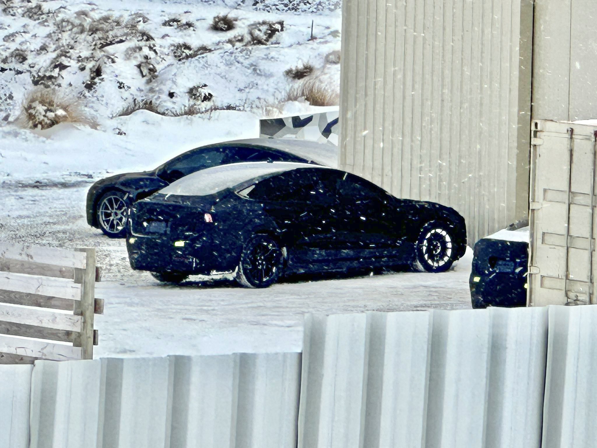 Apparent Tesla Model 3 Project Highland unit spotted winter testing in New Zealand