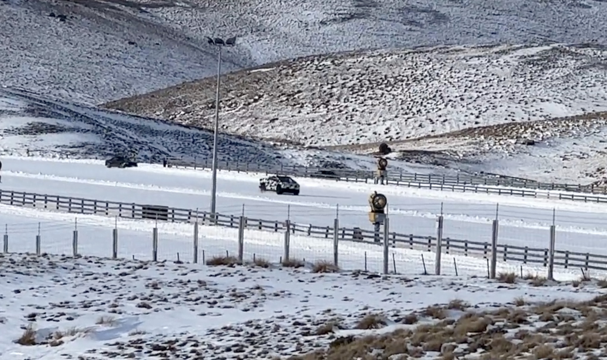 The Tesla Cybertruck looks like a beast in the snow in winter test videos