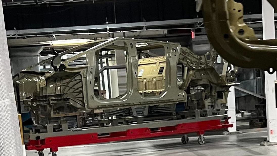 Leaked Tesla Cybertruck frame image shows disappointing design detail