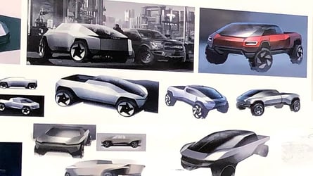 See How The Tesla Cybertruck Could Have Looked Like In These Official Sketches