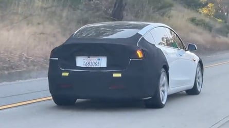 Refreshed Tesla Model 3 Project Highland Spotted On The Highway