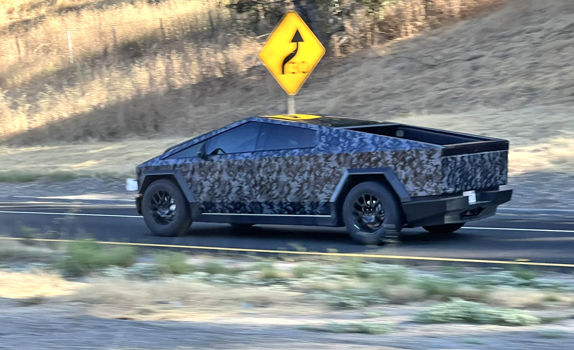 Tesla Cybertruck gets new dark wrap following fresh details