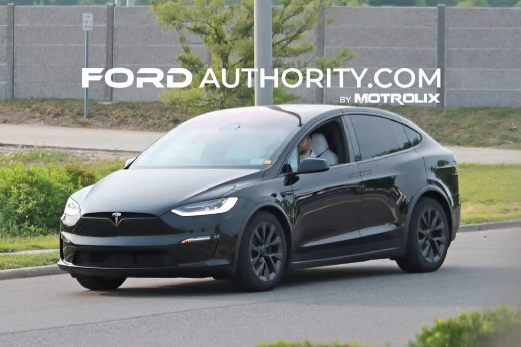 Tesla Model X Spotted Benchmarking by Ford
