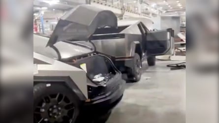 Leaked Tesla Cybertruck Video Shows Smaller Than Expected Frunk