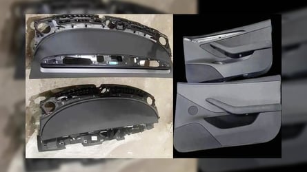 Alleged Tesla Model 3 Highland Parts Photos Show Redesigned Dash Door Cards