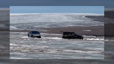 Tesla Cybertruck Spotted On Iceland Glacier During Apparent Promo Filming