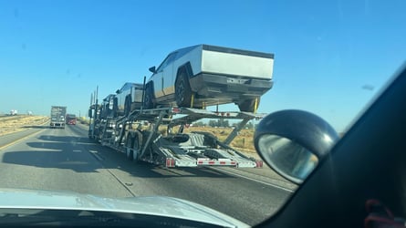 Many Tesla Cybertrucks Spotted Arriving At Fremont Factory